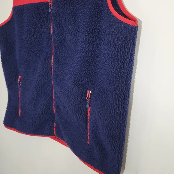 Vineyard Vines Performance Men's Puffer Polyester Vest Size XL Red Blue - Picture 4 of 13